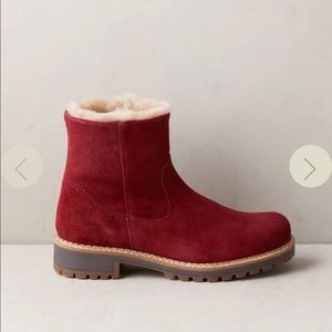 Overland Sheepskin Co Women's Calib Shearling-Lined Waterproof Suede Boots